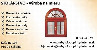 dreven� euro okn�-vstavan� skrine-schody-kuchyne-trnava